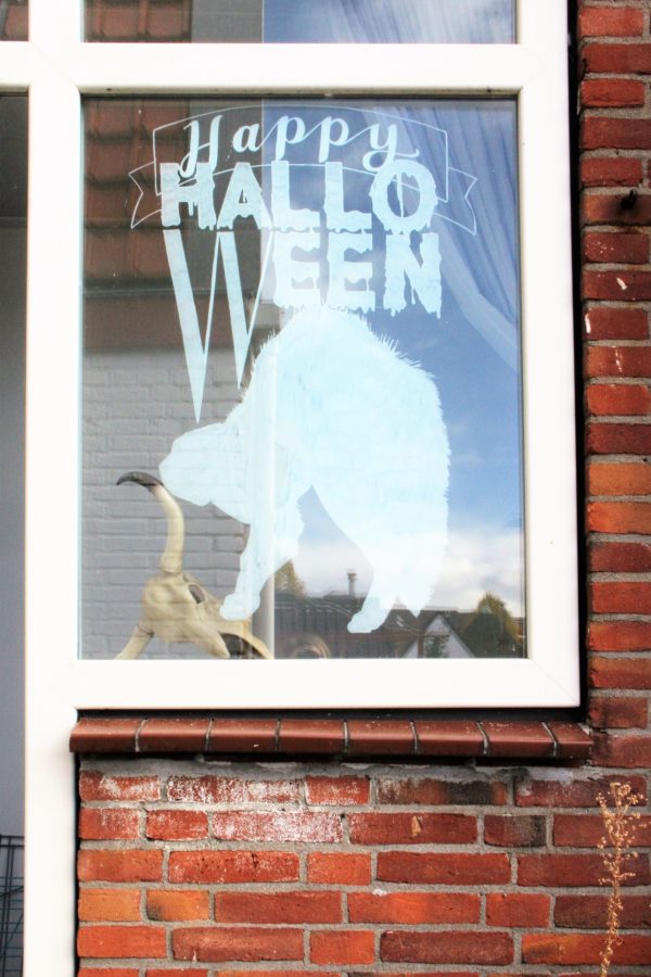 raamtekening Halloween thema